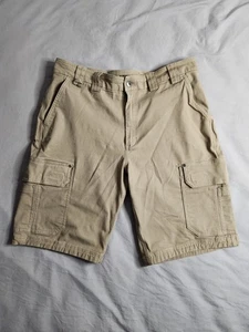 Duluth Flex Fire Hose Canvas Shorts Mens Size 36 Brown Cargo Heavy Duty NEW - Picture 1 of 9