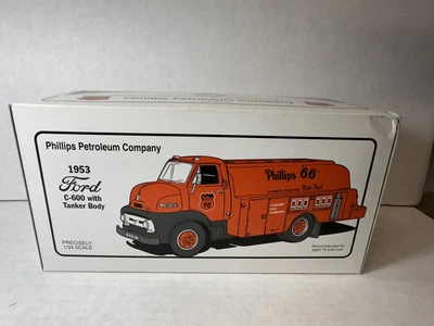 First Gear 1953 Ford C-600 W/ Tanker Body Phillips 1:34 Diecast #19-1955 NEW NIB - Image 1 of 4