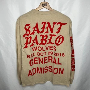 Kanye West Yeezy Season YZY Ye Life of Saint Pablo Las Vegas Wolves Tour Merch M - Picture 1 of 3