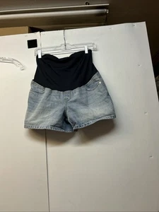 Isabella Umstandsjeans Shorts 2 Blau Denim - Bild 1 von 4