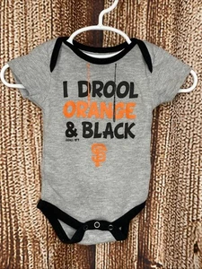 Body San Francisco SF Giants bebé bebé una pieza enredadera talla 3-6 meses - Imagen 1 de 4
