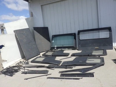 Polaris Ranger 800 Crew 10+ Cab Steel Full Hard Doors Windshield USED 50659 Foto 1 de 4