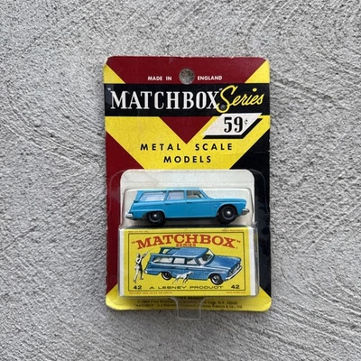 Matchbox 42B Lark Studebaker Station Wagon Factory Sealed in Blister Pack - Image 1 of 4