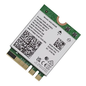 WiFi 6E AX5400 M.2 Module Supports MU-MIMO, 1024-QAM For Intel AX210NGW - Photo 1/14