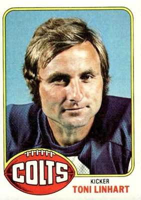 1976 Topps Toni Linhart #209 Baltimore Colts - Image 1 of 2
