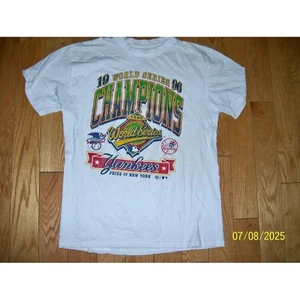 Camiseta New York Yankees 1996 Serie Mundial Campeones Remake Talla Mediana - Imagen 1 de 1