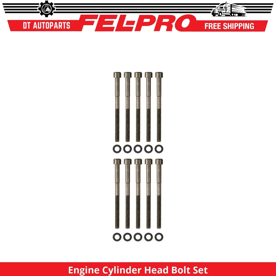 For 2007-2017 Toyota Camry Engine Cylinder Head Bolt Set Fel-Pro 2008 2009 2010 - Image 1 of 1