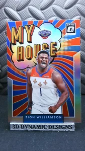 | Zion Williamson SILVER PRIZM DONRUSS OPTIC MY HOUSE PRIZM INSERT 🔥 |! - Picture 1 of 2