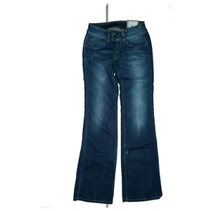 Pepe Jeans Pimlico Damen Bootcut Schlag Flare Low Waist W27 L34 used Blau NEU - Picture 1 of 7