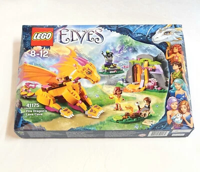 LEGO Elves 41175 Fire Dragon's Lava Cave - MISB New/Sealed Retired - Imagem 1 de 3