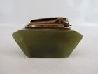 Vintage Ronson Green Stone Table Desk Lighter Untested Spares And Repairs