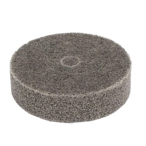 Almohadilla de pulido de rueda de pulido de fibra de nailon con forma cilíndrica de 75 mm de diámetro gris - Imagen 1 de 2