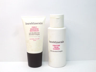 BAREMINERALS ASSORTED SKIN CARE 2 PCS- PURIFYING FACIACL CLEANSER & MOISTURIZER - Изображение 1 из 2