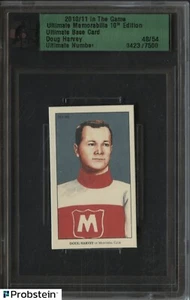 2010-11 In The Game Hockey 10th Edition Mini Doug Harvey HOF 48/54 - Picture 1 of 2