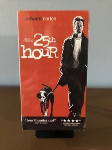 25th Hour – Edward Norton Spike Lee Joint VHS Brand New Sealed Rare w/WATERMARKS - Picture 1 of 7