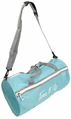Bolsa de Lona Tone It Up Fitness Karena Deporte Gimnasio Yoga Correa Redonda Azul Aqua Foto 1 de 4
