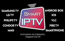 SMART IPTV abonnement 12MOIS