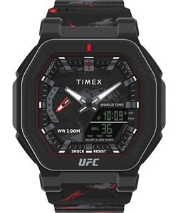Timex Men's UFC Strength 45mm Quartz Watch TW2V85300JR