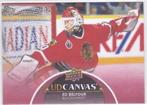 21/22 UD..ED BELFOUR..CANVAS..RETIRED STARS..SP..CARD # C245..BLACKHAWKS - Bild 1 von 1