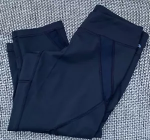 ~Ladies Black Lululemon Athletic Capri Leggings~8~RARE!~ - Picture 1 of 7
