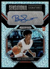2023-24 Panini Prizm Draft Picks BEN SHEPPARD Pacers RC Rookie MOJO /25