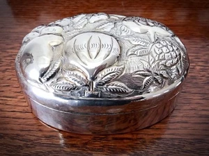 Cómoda/joyería artesanal The Jewelry Place caja plateada - Imagen 1 de 7