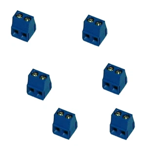 Philmore # TB142 2 Position Horizontal (Right Angle) Terminal Blocks ~ 6 Pack - Picture 1 of 1