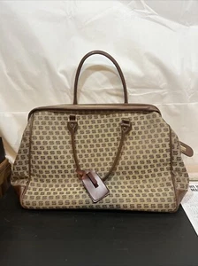 Bag Briefcase Carry On Business Tote Luggage Brown Calculator 22”x 13” Tall - Picture 1 of 11