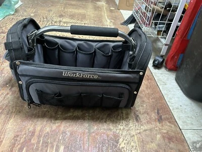 Workforce Tool Caddy, Canvas, Handle, Storage Compartments See pictures!!! - Image 1 of 4