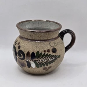 Taza de café de cerámica artística de estudio lanzada a mano esmalte moteado firmado arenisca cancon - Imagen 1 de 17