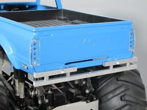 Aluminum Rear Bumper Guard Tamiya 1/10 R/C Ford F350 Juggernaut Toyota Hilux - Picture 1 of 5