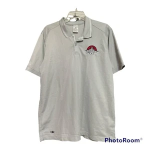 Adidas Mens Gray St. Joes Prep Joseph Basketball Polo Shirt Size Medium - Picture 1 of 6