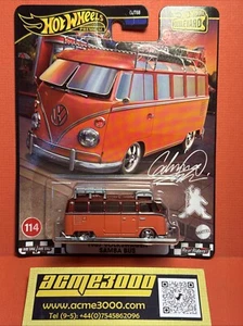 2024 Hot Wheels Premium BOULEVARD 1967 VOLKSWAGEN VW SAMBA BUS 114 HRT62 - Picture 1 of 2