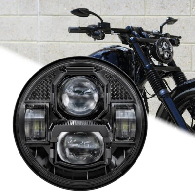 Faro LED con lámpara de haz alto/bajo 84W aprobado por el DOT de 5 3/4 pulgadas Foto 1 de 4