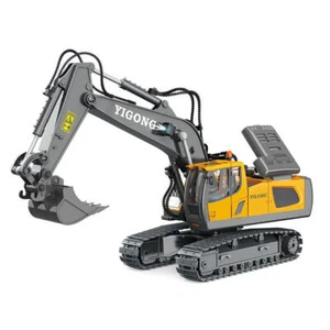 1:20 RC 2.4GHz Remote Control Truck Crawler Bulldozer Excavator Construction Toy - Picture 1 of 15