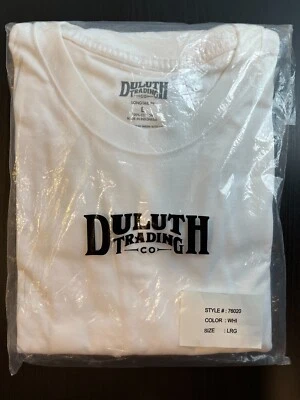 Camiseta Duluth blanca cola larga grande Foto 1 de 2