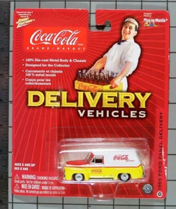 Johnny Lightning 2004 Coca Cola Delivery Vehicles, '55 Ford Panel Delivery, yel - Picture 1 of 1