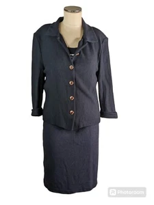 St. John 3pc Skirt Suit , Sz 10, 12, L, EUC - Picture 1 of 8