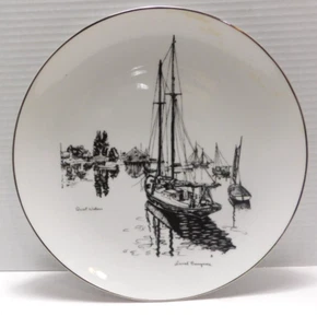 Placa GORHAM Fina China Alemania Plata AGUAS TRANQUILAS por Lionel Barrymore 10.5" - Imagen 1 de 3