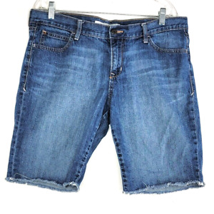 Old Navy Women's Denim Shorts Size 14 Medium Wash Denim Pockets 36X10