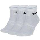 Mens Nike Ankle Socks Dri Fit Cotton Comfortable 3 Pairs Sport Crew Socks