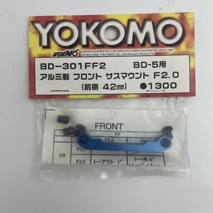 YOKOMO BD-301FF2 ALUMINUM FRONT SUSPENSION ARM MOUNT FOR BD5 FRONT 42MM OZRC ML - Picture 1 of 2