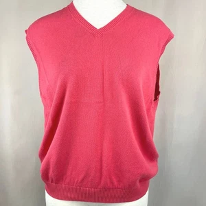 BROOKS BROTHERS Mens (M) Sweater Vest Pima Cotton Menswear Preppy V Neck - Picture 1 of 7