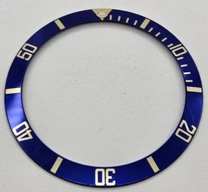 Rolex  Insert  Submarine 16613, 16803, Bluish ,Tritium, Genuine Rolex  - Picture 1 of 7