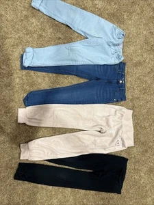 Lot Of 4 Pants Size 7/8 Girls Guess, Denim, Children’s Place, Old Navy - Picture 1 of 10