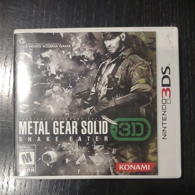 Metal Gear Solid 3D: Snake Eater (Nintendo 3DS, 2012) CIB Completo PROBADO Foto 1 de 3