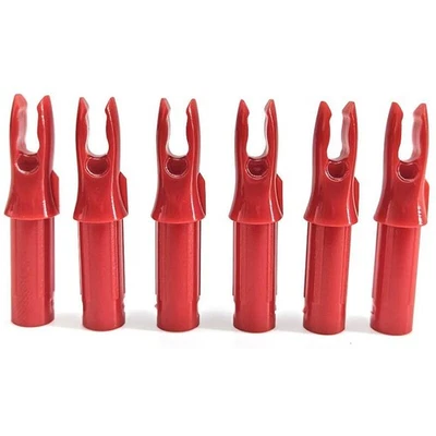 60pcs Archery Arrow Nocks Tails Plastic Nock ID6.2mm Arrow Shaft Insert Tips DIY - Image 1 of 4