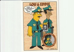 Lou & Eddy S3 | The Simpsons 1993 Skybox Series 2 | Trading Card - Picture 1 of 4
