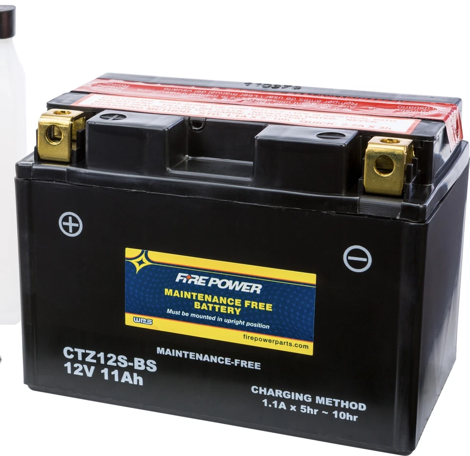 Bateria selada sem manutenção Firepower Honda BMW Yamaha YTZ12S CTZ12S-BS - Imagem 1 de 1