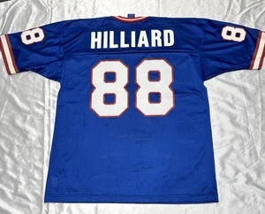 "De colección Champion NY Giants Jersey Azul Pecho Hilliard 47""" - Imagen 1 de 5